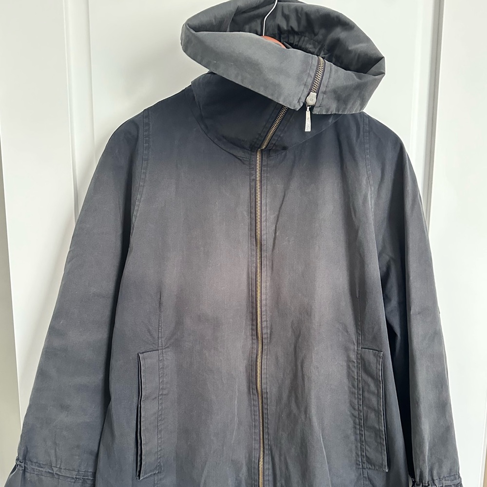 Avant garde windbreaker jacket high collar